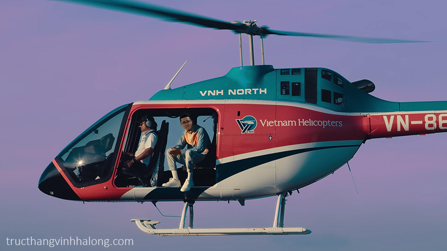 Trực thăng Bell505 trong clip của Đen Vâu