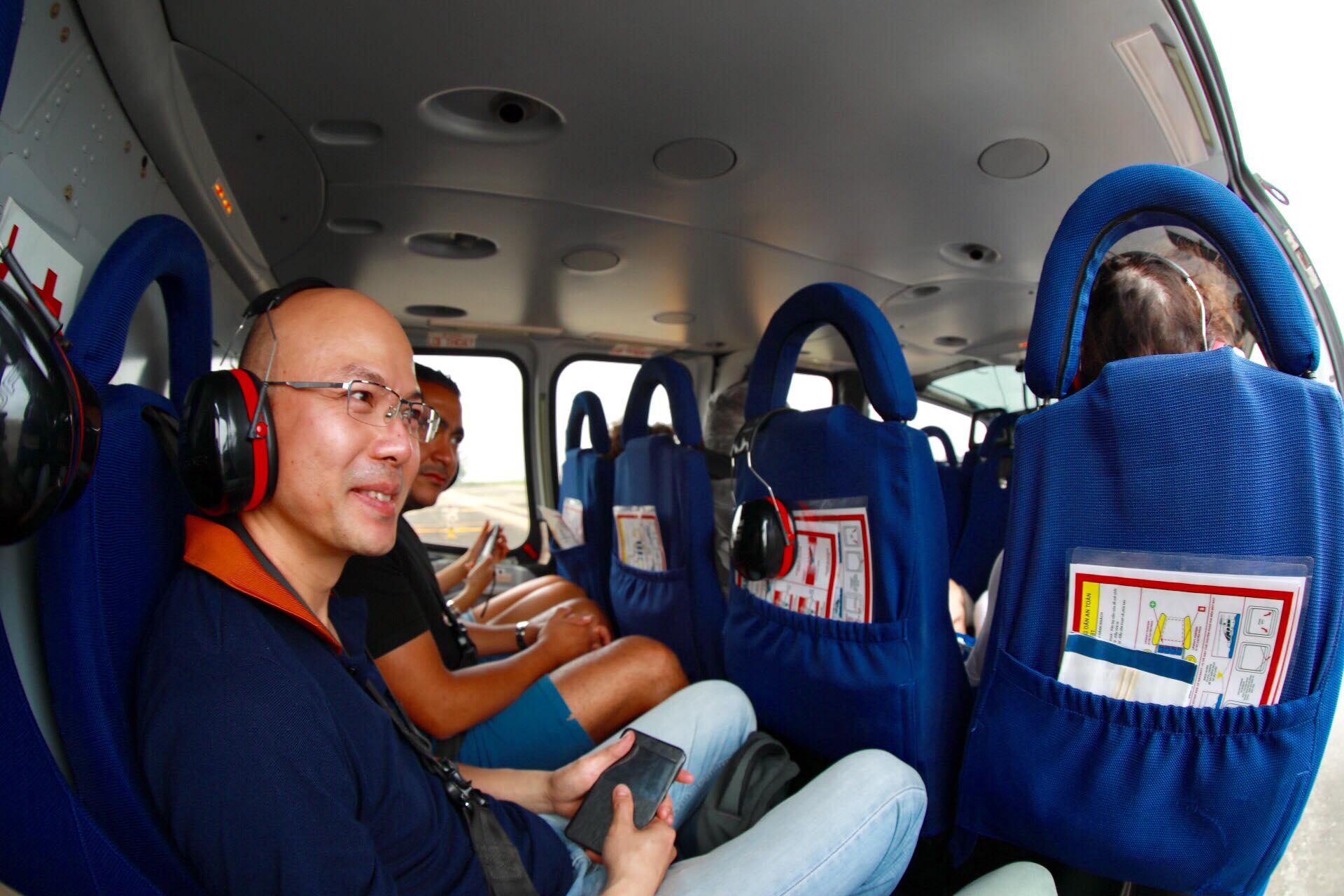 Chỗ ngồi thoải mái trên trựcthawng EC155 B1